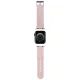 Karl Lagerfeld 3D Rubber Karl&Choupette dirželis Apple Watch 38/40/41mm, rožinis