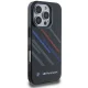 BMW dėklas iPhone 16 Pro Max telefonui Motorsport IML Random Stripes, juodas