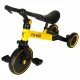 TRIKE FIX MINI vaikiškas triratukas su pedalais 3in1, geltonas
