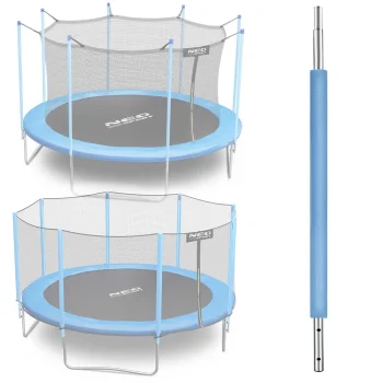 Apatinis batuto stulpas 8–15 ft batutams Neo-Sport, mėlynas