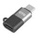 Puluz 8-Pin į USB-C OTG adapteris PU657B, juodas