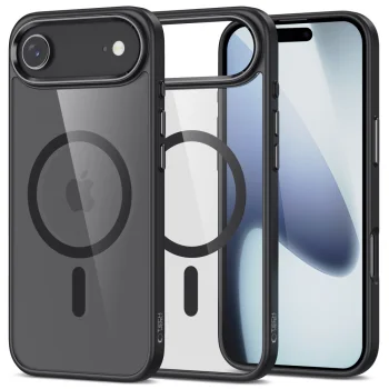 Tech-Protect iPhone 17 Air Case MagFlex MagSafe, Clear Black