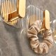 Self-Adhesive Acrylic Bathroom Hook, Square, Gold