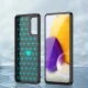 Lankstus TPU dėklas Samsung Galaxy A73 Carbon Case, juodas