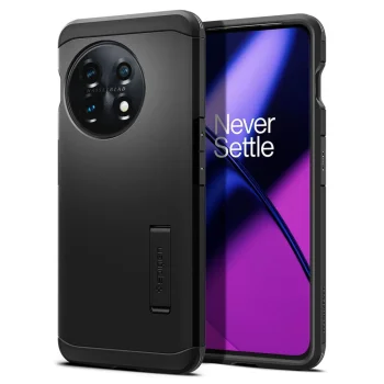 Spigen Tough Armor dėklas OnePlus 11 5G telefonui, juodas