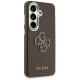 Guess Grained Big 4G Metal Logo Case for Samsung Galaxy S26+ - Brown