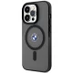 BMW IML Signature MagSafe dėklas telefonui iPhone 15 Pro, juodas