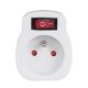 Maclean MCE13 Elektros lizdo adapteris su jungikliu, 3500W