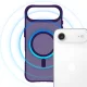 Dėklas 3mk Smoke MagCase telefonui iPhone Air, violetinis