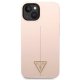 Guess Silicone Triangle dėklas skirtas iPhone 14 Plus, rožinis
