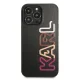 Karl Lagerfeld Multipink Brand dėklas iPhone 13 / 13 Pro, juodas