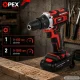 OPEX TOOLS OPX28034 21V Cordless Impact Drill with 2 Batteries and Tool Kit