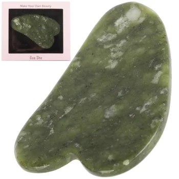 Nefritinis Gua Sha masažo akmuo veidui ir kūnui