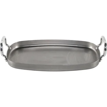 Stačiakampė grilio keptuvė De Buyer Mineral B La Plancha, 38 x 26 cm