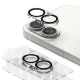 Ringke iPhone 17 kameros apsauginis stiklas (2 vnt.), juodas