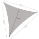 Gardlov 23147 trikampė tentas nuo saulės, 3x3x3 m, pilka