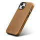 iCarer odinis dėklas iPhone 14 Plus su MagSafe Oil Wax WMI14220703-TN, rudas