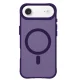 Dėklas 3mk Smoke MagCase telefonui iPhone Air, violetinis