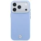BMW Sign Deboss Quilted Metal Logo MagSafe dėklas iPhone 17 Pro / 18 Pro, mėlynas