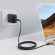 Acefast C1-09 USB-C į USB-C USB4 laidas 240W 1m, Pilkas/juodas