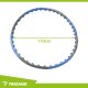 TRIZAND 00026347 masažinis lankas Hula Hoop 110cm, mėlynas/juodas