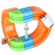 Magnetic Building Blocks - Racing Track and Trains, 100 Pieces
