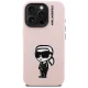 Karl Lagerfeld Silicone Karl Sketch MagSafe dėklas iPhone 16 Pro Max telefonui, Rožinė