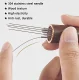 Coffee Distribution Needle Stirrer (WDT Tool) DA216, Brown