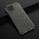 Dėklas Samsung Galaxy A42 5G Honeycomb su TPU rėmeliu, juodas