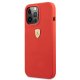 Ferrari Silicone dėklas skirtas iPhone 13 Pro Max, raudonas