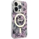 Guess iPhone 14 Pro Max Case Flower MagSafe, Pink
