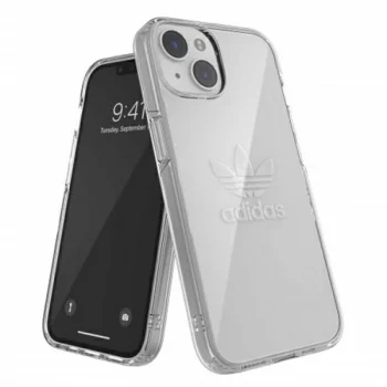 Adidas dėklas iPhone 14 telefonui, skaidrus