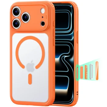 Dėklas ESR Classic Hybrid MagSafe skirtas iPhone 18 Pro Max / 17 Pro Max, oranžinis