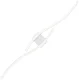 White Wall Lamp 60cm, Neutral Light