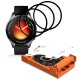 Tech-Protect Easy Set Flex+ hibridinis apsauginis stiklas Xiaomi Watch 5, 3 vnt., juodas