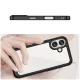 Outer Space Case hibridinis dėklas su geliniu rėmeliu, iPhone 16, juodas