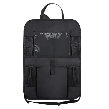 Telcon Car Seat Back Organizer, 61x41.5 cm, Black