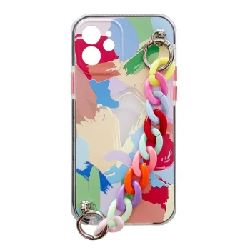 Dėklas Xiaomi Redmi Note 10 Pro Color Chain su grandinėle, įvairiaspalvis