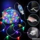 RGB LED Girlianda 10m USB 5V su Nuotolinio Valdymo Pulteliu ir Programėle