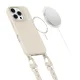Tech-Protect dėklas iPhone 16 Pro Max MagNecklace MagSafe, smėlinis