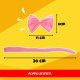 Kruzzel 4-Piece Cat Costume for Girls Kids Dress-Up Set 26517, Pink