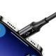 Joyroom S-A60 StarTalk USB-A į Lightning laidas 3A 1.2m, juodas