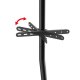Maclean MC-494 pastatomas TV stovas, 32-70\", iki 40 kg, juodas