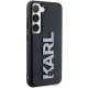 Karl Lagerfeld Samsung Galaxy S23 Case 3D Rubber Glitter Logo, Black