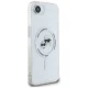 Dėklas Karl Lagerfeld IML Metal Karl & Choupette Heads MagSafe iPhone 16e, baltas