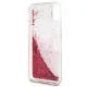 Karl Lagerfeld Liquid Glitter dėklas telefonui iPhone X, rožinis
