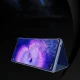 Atverčiamasis dėklas Clear View Case telefonui Oppo Find X5 Pro, juodas