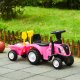 Multistore New Holland vaikiškas traktorius su priekaba, rožinis