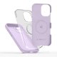 Tech-Protect Silicone MagSafe dėklas, skirtas iPhone 17 - violetinis