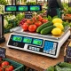 Elektroninės prekybinės svarstyklės su kainos skaičiavimu, 40 kg / 2 g